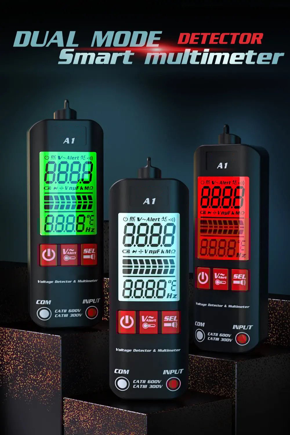 đ„Viimeinen pĂ€ivĂ€ edistĂ€minen 50% poisđ„A1 TĂ€ysin automaattinen Anti-Burn Ă€lykĂ€s digitaalinen yleismittari