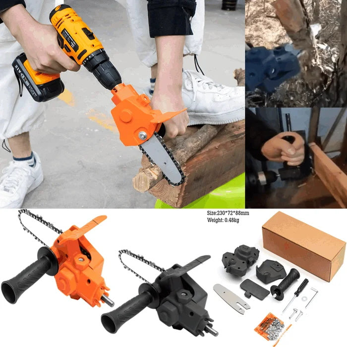 6 Tuuman Sähköpora Muutettu Sähköinen Moottorisaha Drill Attachmentiin