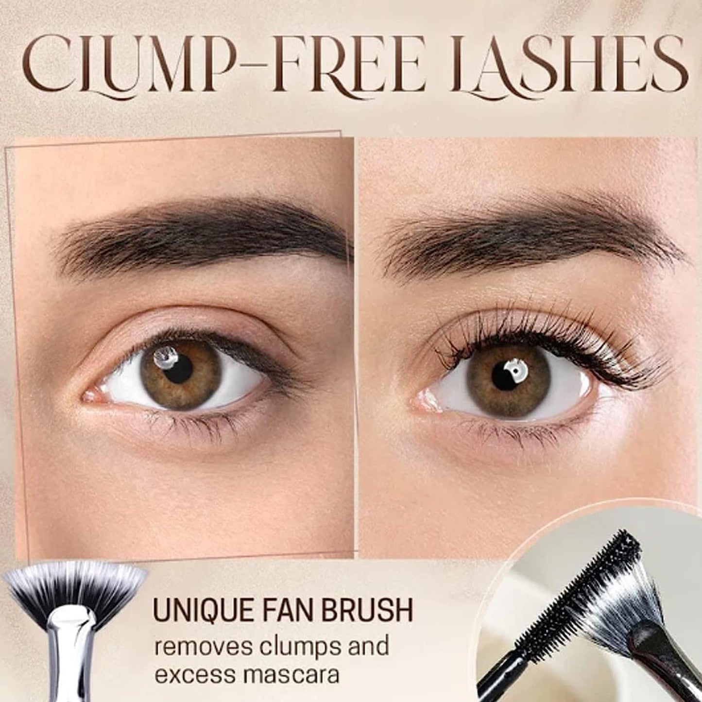 đ„Viimeinen pĂ€ivĂ€ saada 40% poisđ„ACCORDANCEY-taitettava kulma Scalloped Lash Brush Harja
