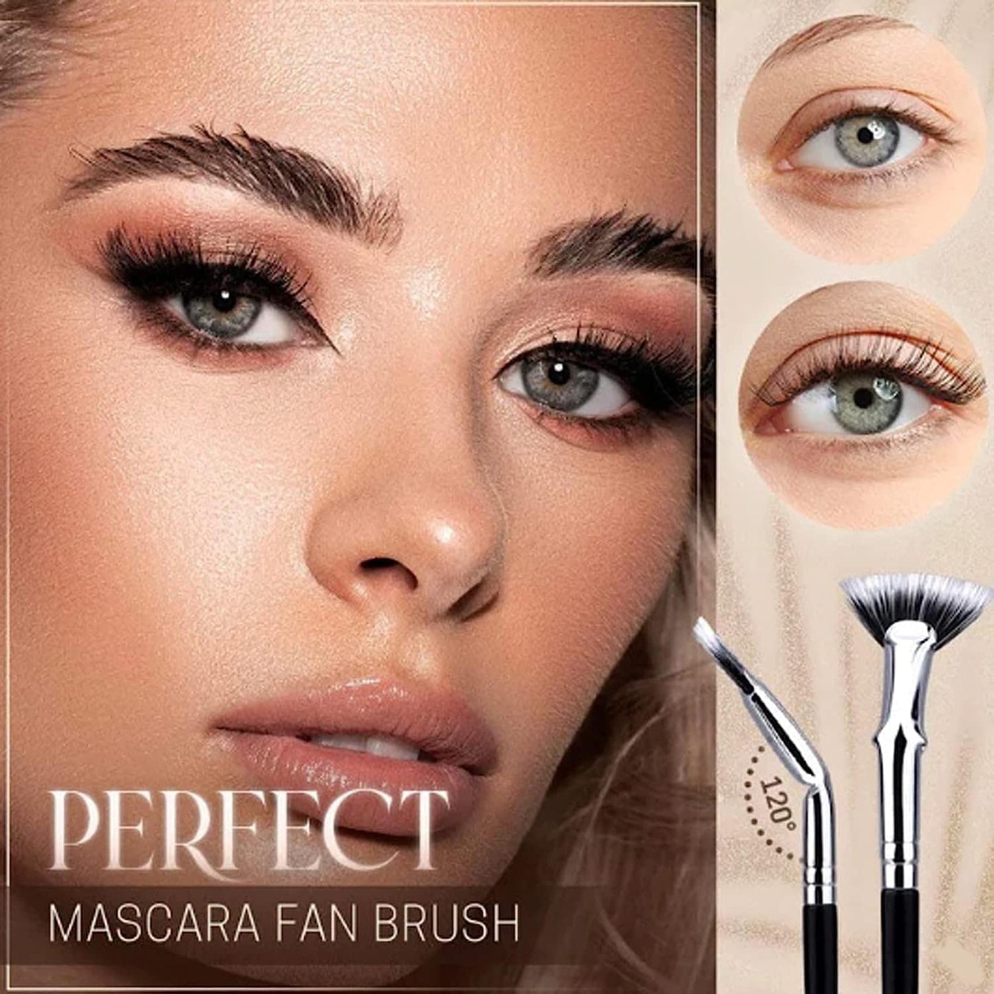 đ„Viimeinen pĂ€ivĂ€ saada 40% poisđ„ACCORDANCEY-taitettava kulma Scalloped Lash Brush Harja