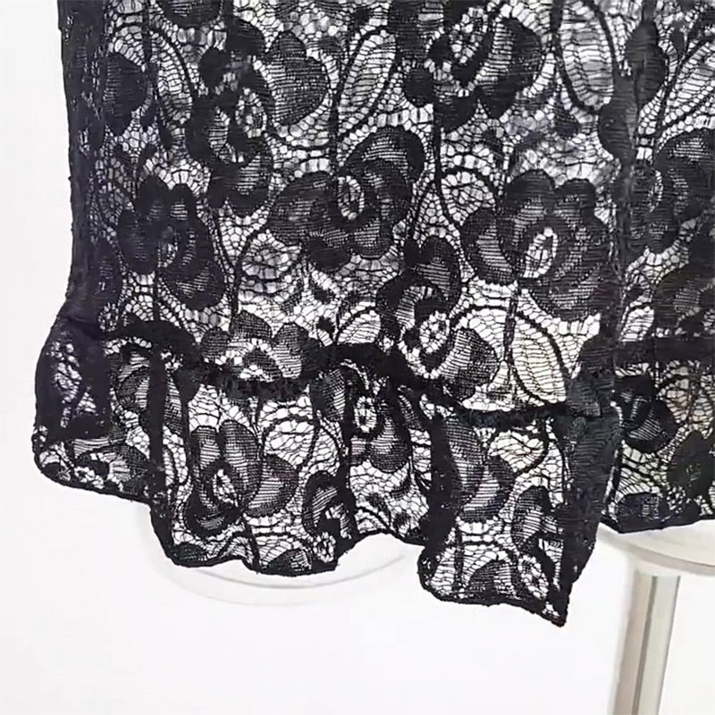 Ladies Lace Nightgown Sexy Sleep Dress