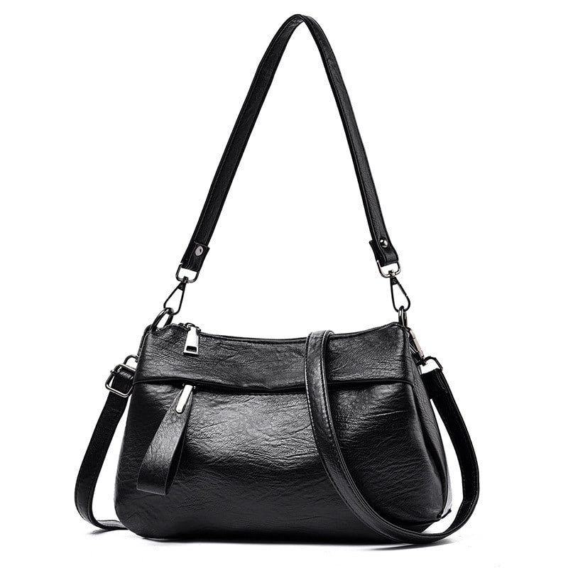 Naisten trendikäs PU nahka crossbody & olkalaukku