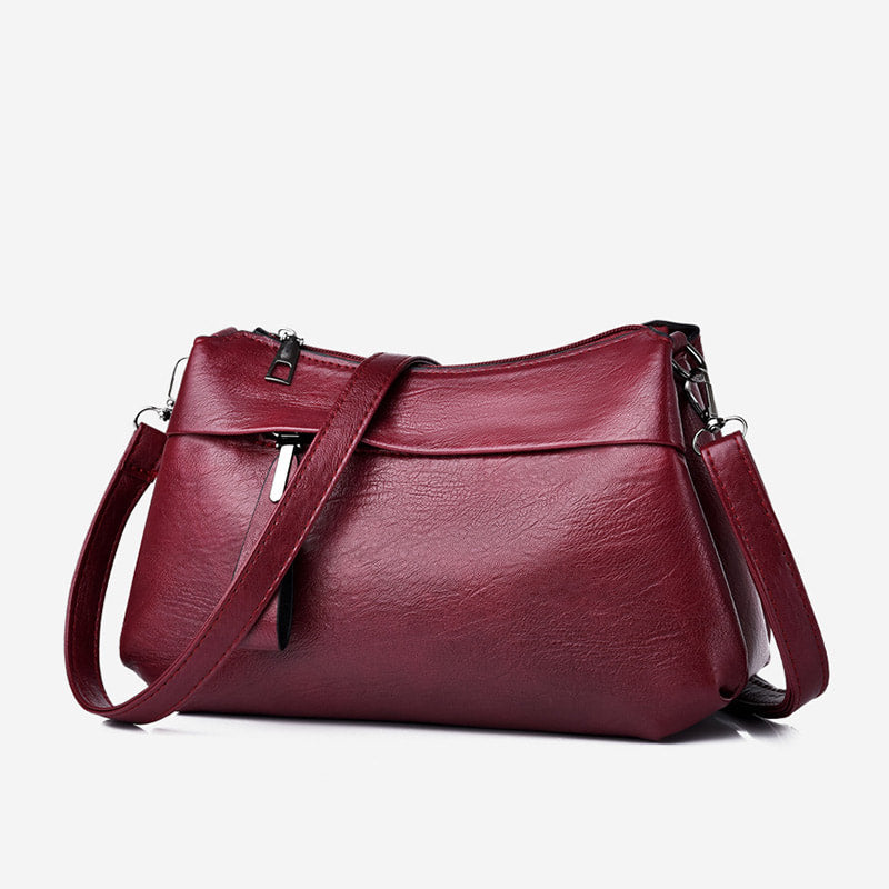 Naisten trendikäs PU nahka crossbody & olkalaukku