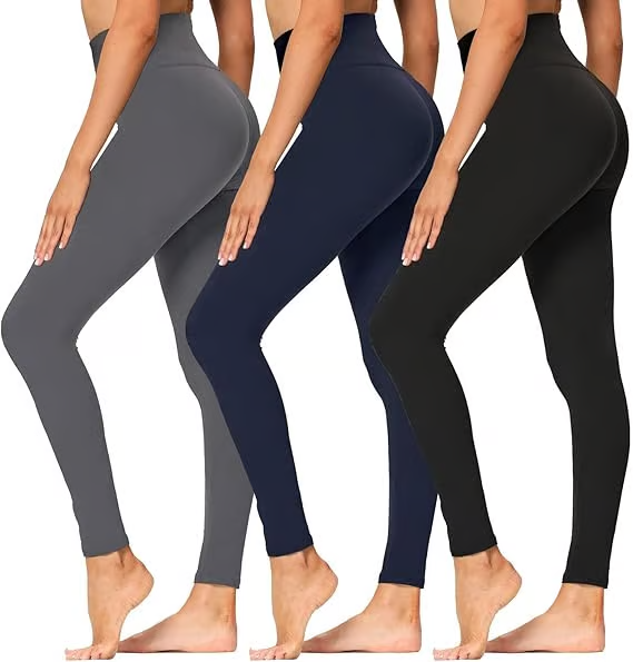 Korkeavyötäröiset vatsaa muokkaavat treenileggingsit