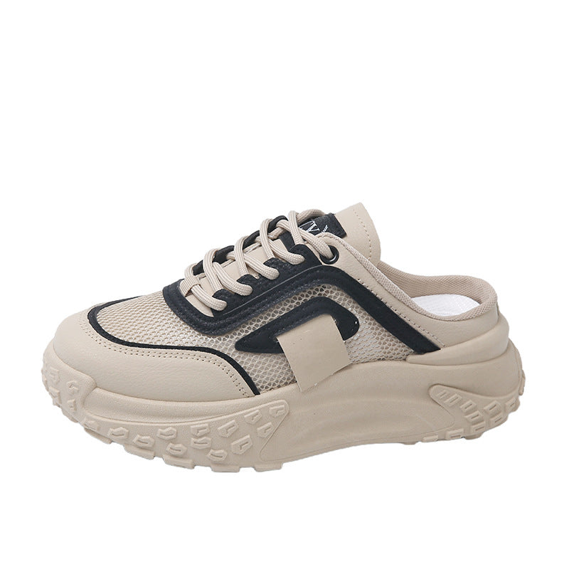 Naisten paksupohjaiset slip-on-tennarit