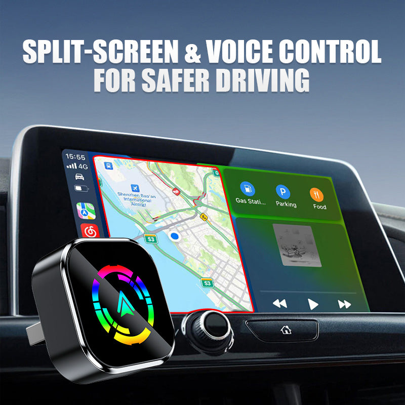 2-in-1 Langaton Sovitin iPhonelle ja Android Autolle