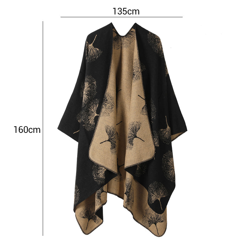 Naisten Syksy/Talvi Avoin Poncho