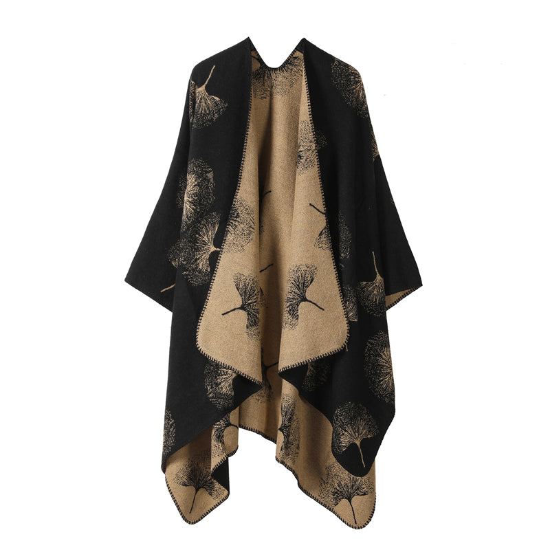 Naisten Syksy/Talvi Avoin Poncho