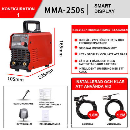 Helautomatisk cual jännite dual-purposeindustrial luokan kiinteä kupari hitsauskoneen