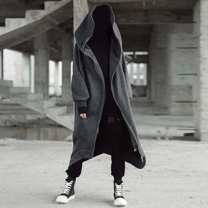 Unisex Nazgul-henkinen pitkä hupputakki