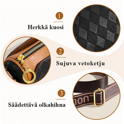 🔥Naisten Kolmikerroksinen Timantti Kuvioitu Olkalaukku💕