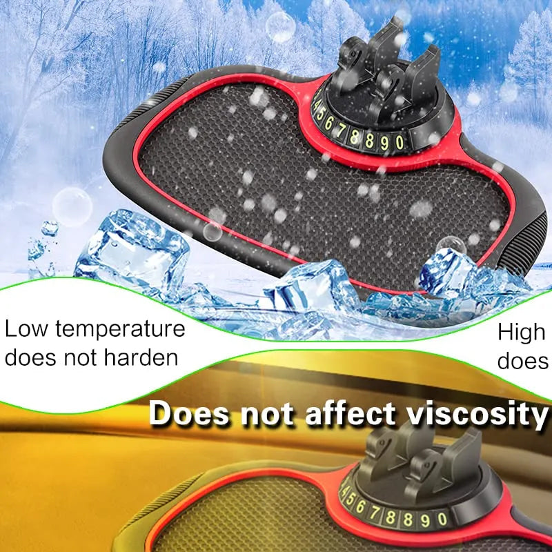 ⭐ Monitoiminen auton liukumaton matto, automaattinen puhelinteline ⭐