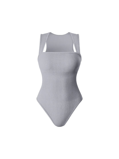 🔥KESÄMYYNTI 49% POIS🔥Racerback leveä olkahihnat saumaton Bodysuit