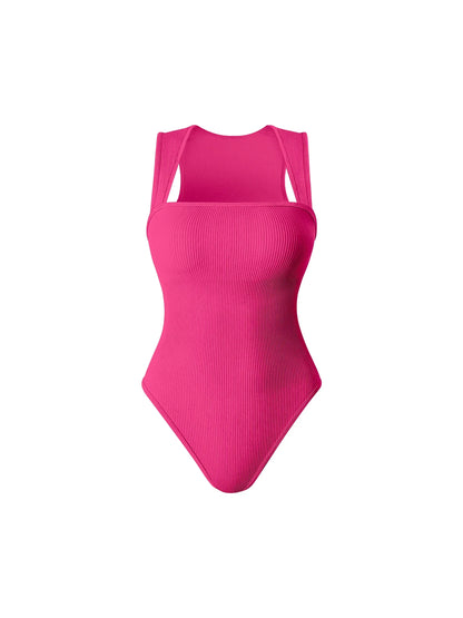 🔥KESÄMYYNTI 49% POIS🔥Racerback leveä olkahihnat saumaton Bodysuit