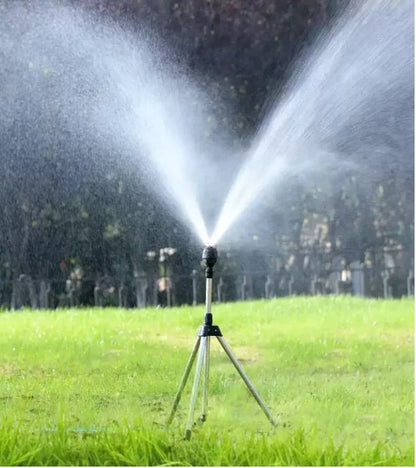 Ruostumattomasta teräksestä valmistettu pyörivä kastelu kolmijalka Teleskooppinen tukisprinkleri