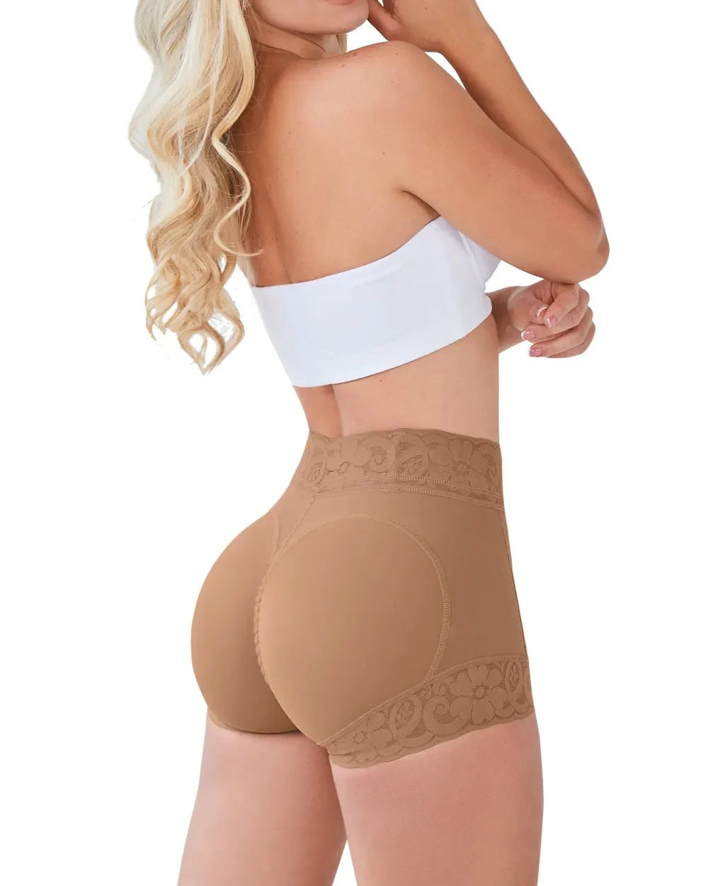 ✨2024 Kuumin tyyli🏆Naiset pitsi klassinen päivittäinen kuluminen body shaper butt nostin pikkuhousut