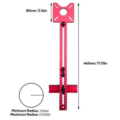 3-In-1 Reititinjyrsintä-Uraistustuki