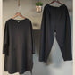 Women’s Solid Color Loose Two-Piece Set