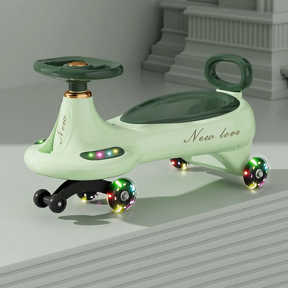 Lasten Wiggle Car Ride-on lelu Bluetoothilla