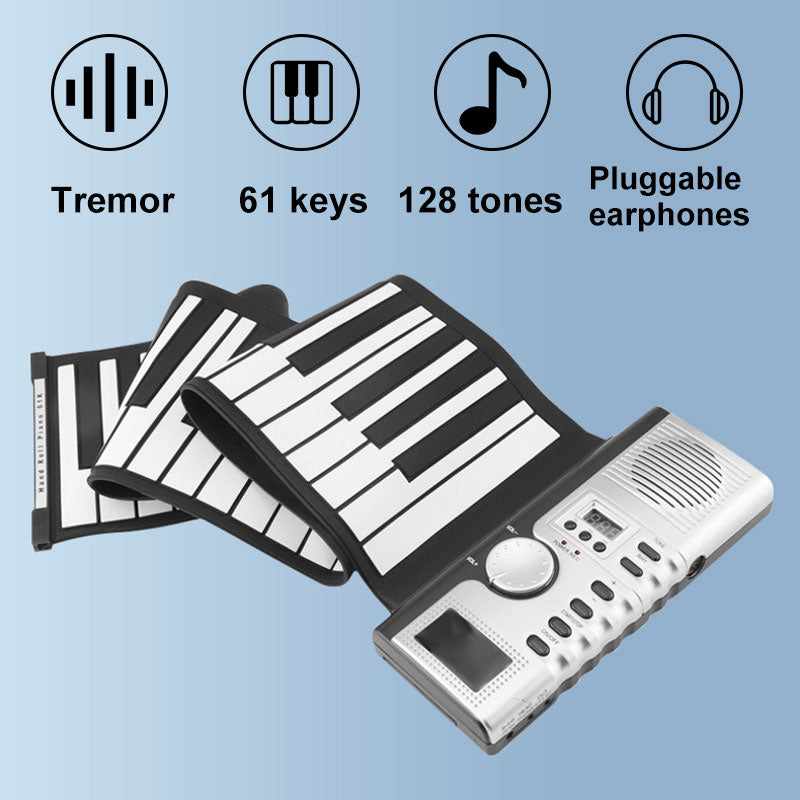 Kannettava Scroll Silikoni näppäimistö Elektroninen Piano