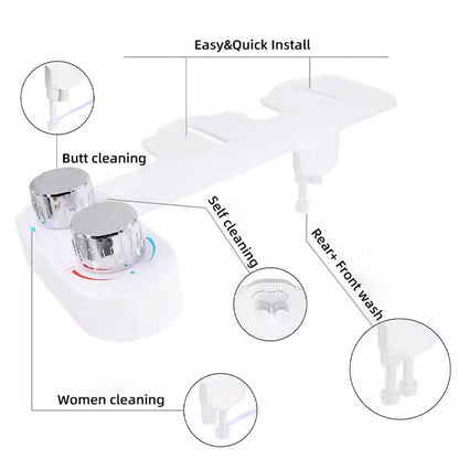 Toilet Seat Attachment Automatic Rinse Butt