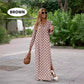Boho Pitkähihainen V-pääntie Mekko