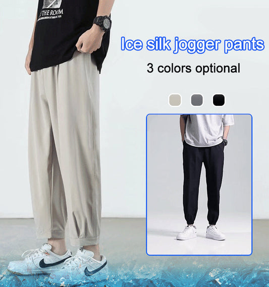 Osta 2 Ilmainen toimitus-Ice Silk Jogger Housut