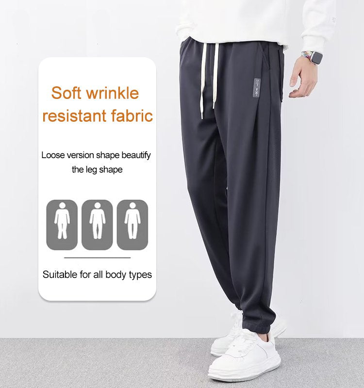 Osta 2 Ilmainen toimitus-Ice Silk Jogger Housut