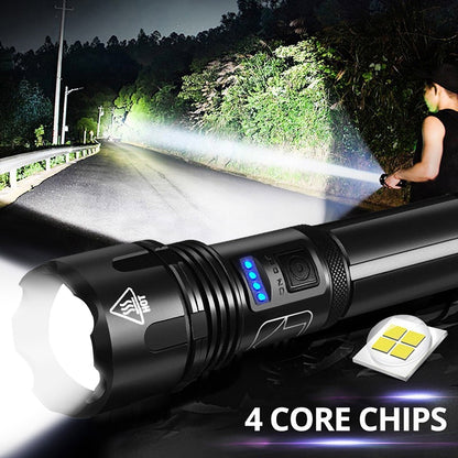 Super Bright Zoom USB Flashlight