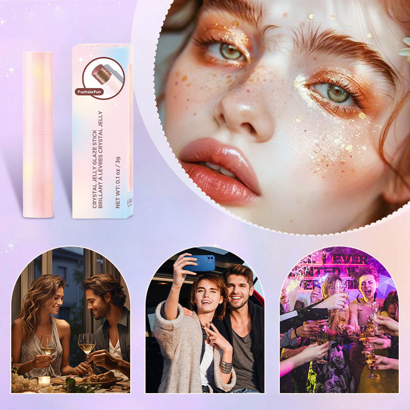 ⌛🔥Hett säljende Crystal Jelly Highlighter Silmäluomiväri Tikku💄