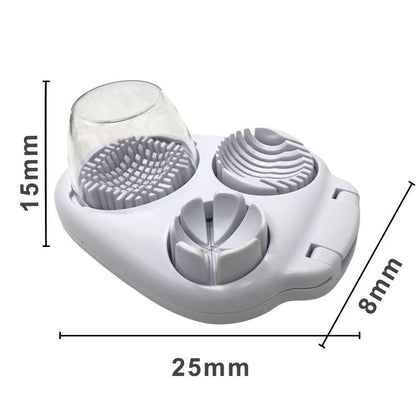 Monitoiminen 3-in-1 Munaviipaloija