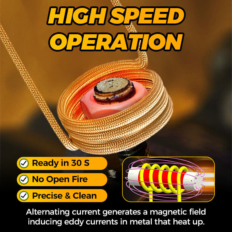 Magnetinen Induktiolämmitinsetti - 1100W Induktio Lämpöruuvin Poistotyökalu