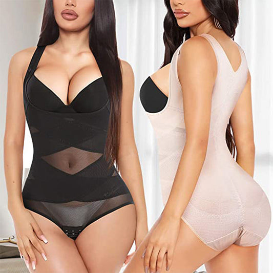 Naisten kevyt verkkokangas jooga bodysuit-muotoilija