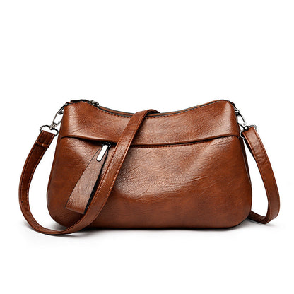 Naisten trendikäs PU nahka crossbody & olkalaukku