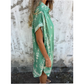 💕New Arrival Hot Sale 💕👗Loose-Fit Printed Short Sleeve Dress with Pockets