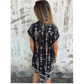 💕New Arrival Hot Sale 💕👗Loose-Fit Printed Short Sleeve Dress with Pockets