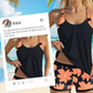 Naisten 2-Osainen Uimapuku – Printtikuvioitu Tankini ja Shortsit
