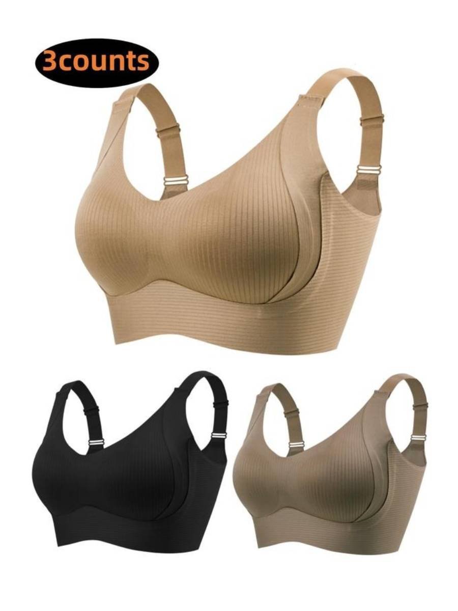 🎁Osta 1, saat 3 pakettia💕Naisten verkkopaita ilman kaaria, säädettävä rintaleveys🌸
