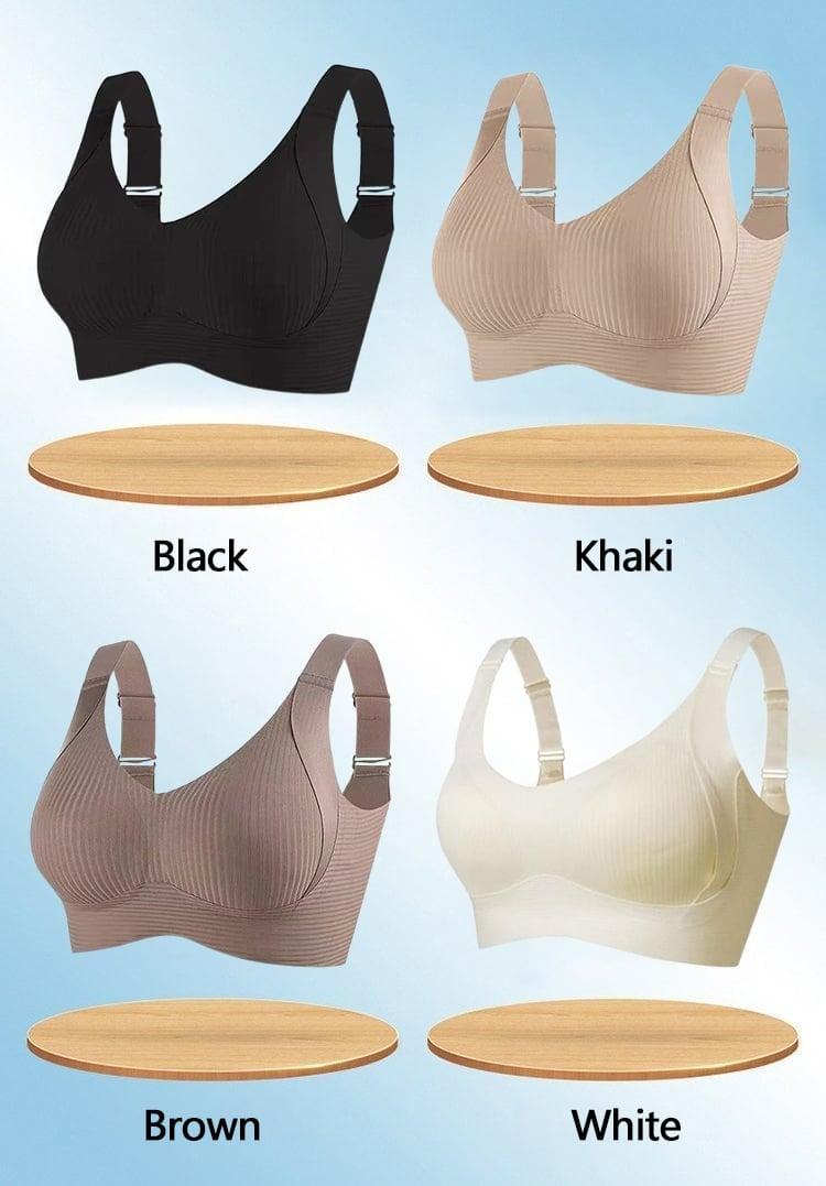 🎁Osta 1, saat 3 pakettia💕Naisten verkkopaita ilman kaaria, säädettävä rintaleveys🌸