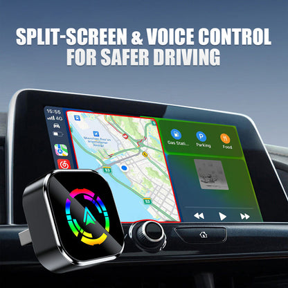 2-in-1 Langaton Sovitin iPhonelle ja Android Autolle