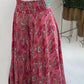 Ethnic Paisley Print Elastinen Patchwork-Waist kevyet housut