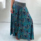 Ethnic Paisley Print Elastinen Patchwork-Waist kevyet housut