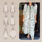 Naisten boho-tyylinen ilmava midimekko