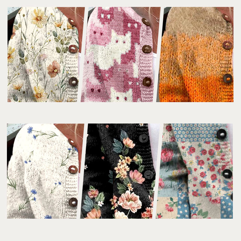 Naisten mukava neule cardigan