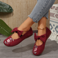 Naisten rennot kirjaillut slip-on-tasapohjakengät
