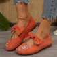 Naisten rennot kirjaillut slip-on-tasapohjakengät