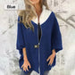 Naisten rento Stand Collar Half-zip takki