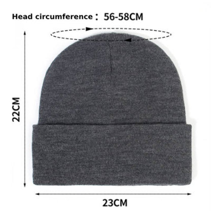 Talvi unisex pehmeä slouchy neulottu pipot