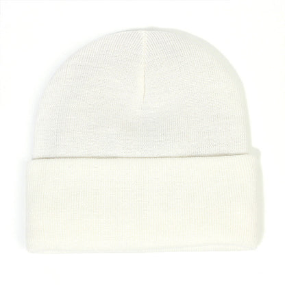 Talvi unisex pehmeä slouchy neulottu pipot