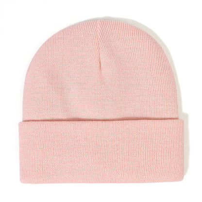 Talvi unisex pehmeä slouchy neulottu pipot